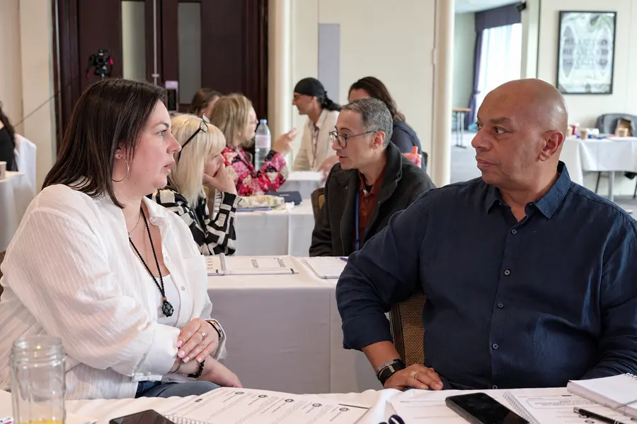 Delegates working together at Human Change Therapy