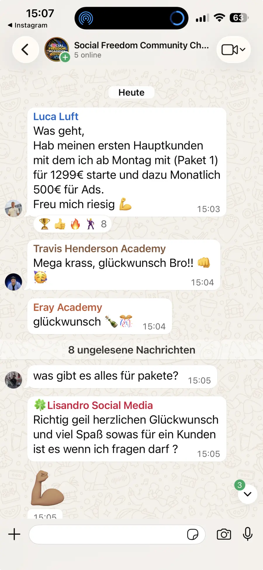 Erfolg aus der Community