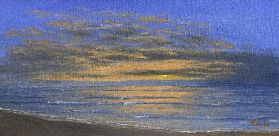 Seascape painting by Riaan Prinsloo