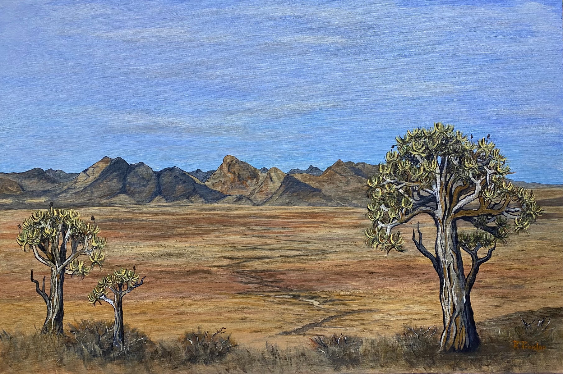 Quiver tree artwork by Riaan Prinsloo
