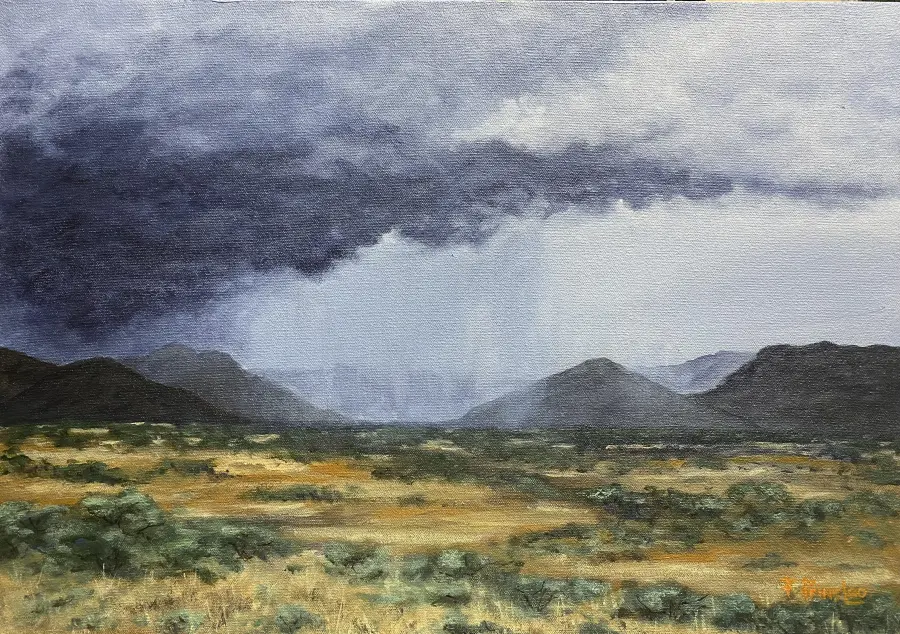 Bushveld painting by Riaan Prinsloo