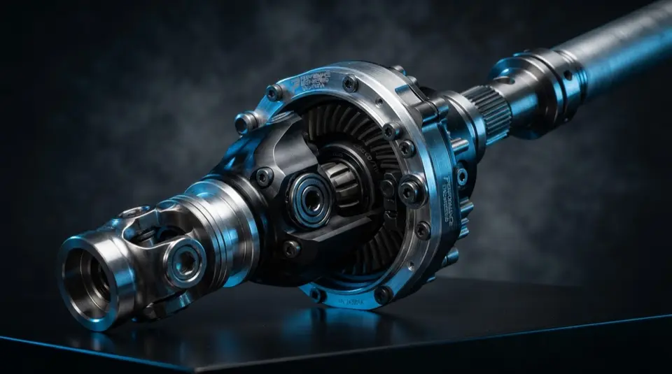 Driveshaft and differential assembly