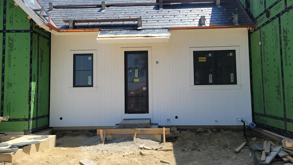 New construction siding project in Winnetka, IL