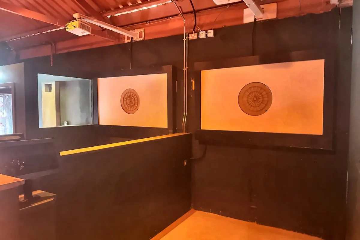 Darts boards at Alfresco Works, Digbeth