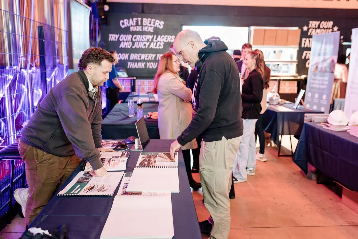 Guests looking round the exhibitor stands at UK Homes Network LIVE Birmingham