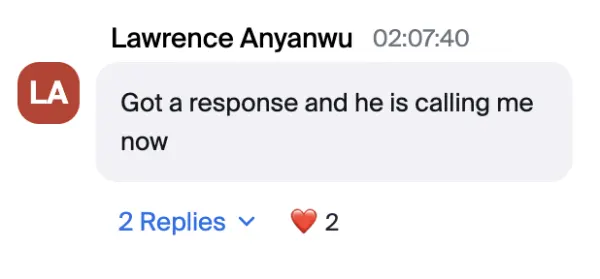 Client win