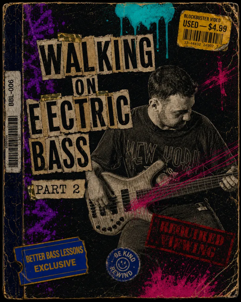 Walking on Electric Bass: Part 2 by Cole Davis
