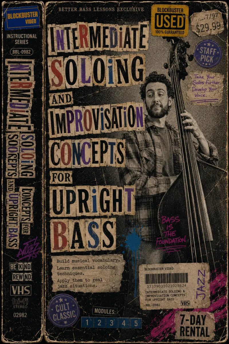 Intermediate Soloing and Improvisation Concepts for Upright Bass by Cole Davis