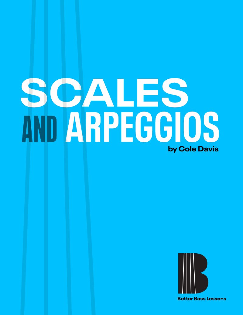 Scales and Arpeggios by Cole Davis, cover