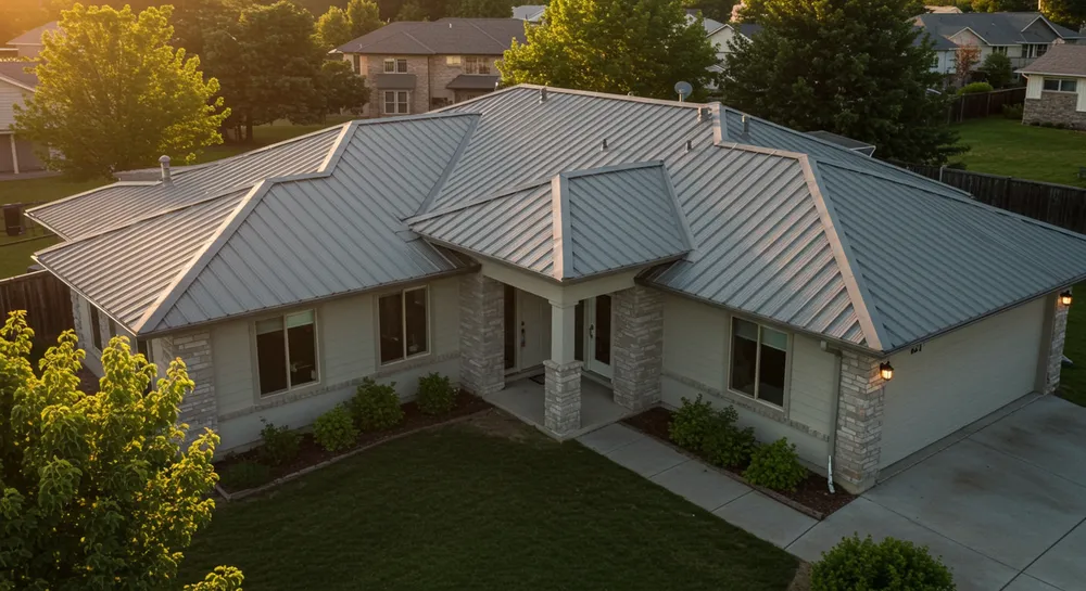 Completed Logams Roofing project