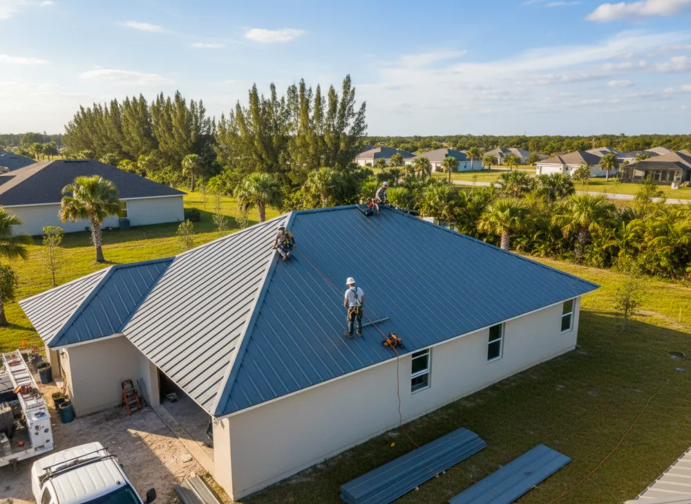 Completed Logams Roofing project