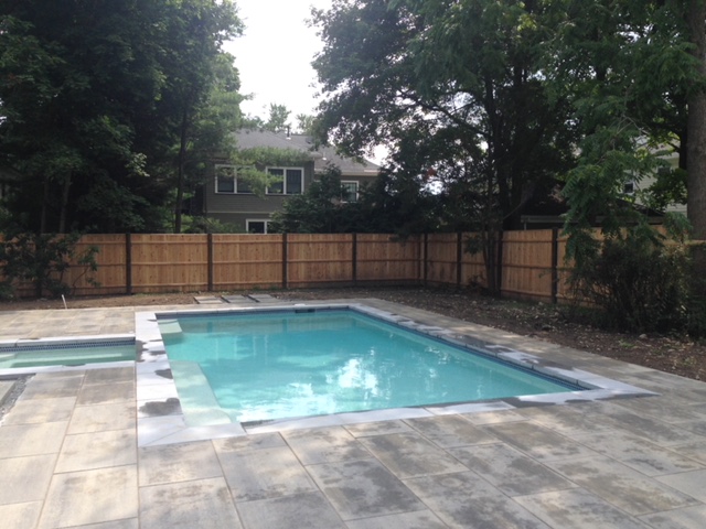 Pool enclosure fence by All Fenced In