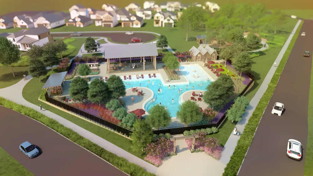 Ridgeline amenity center and pool