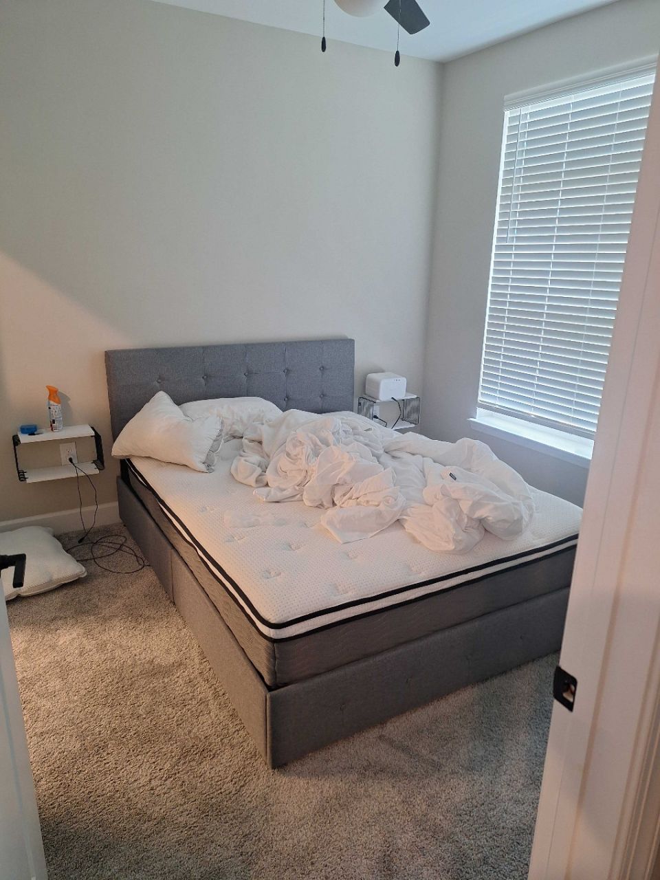 Bedroom before a Maid Kept clean