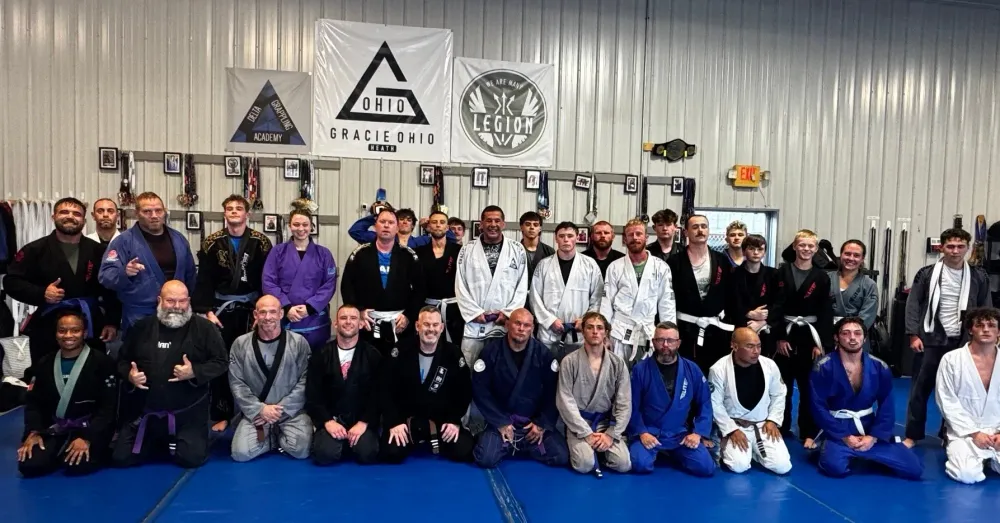 Delta Grappling Academy members of all ages under the Gracie Ohio banner