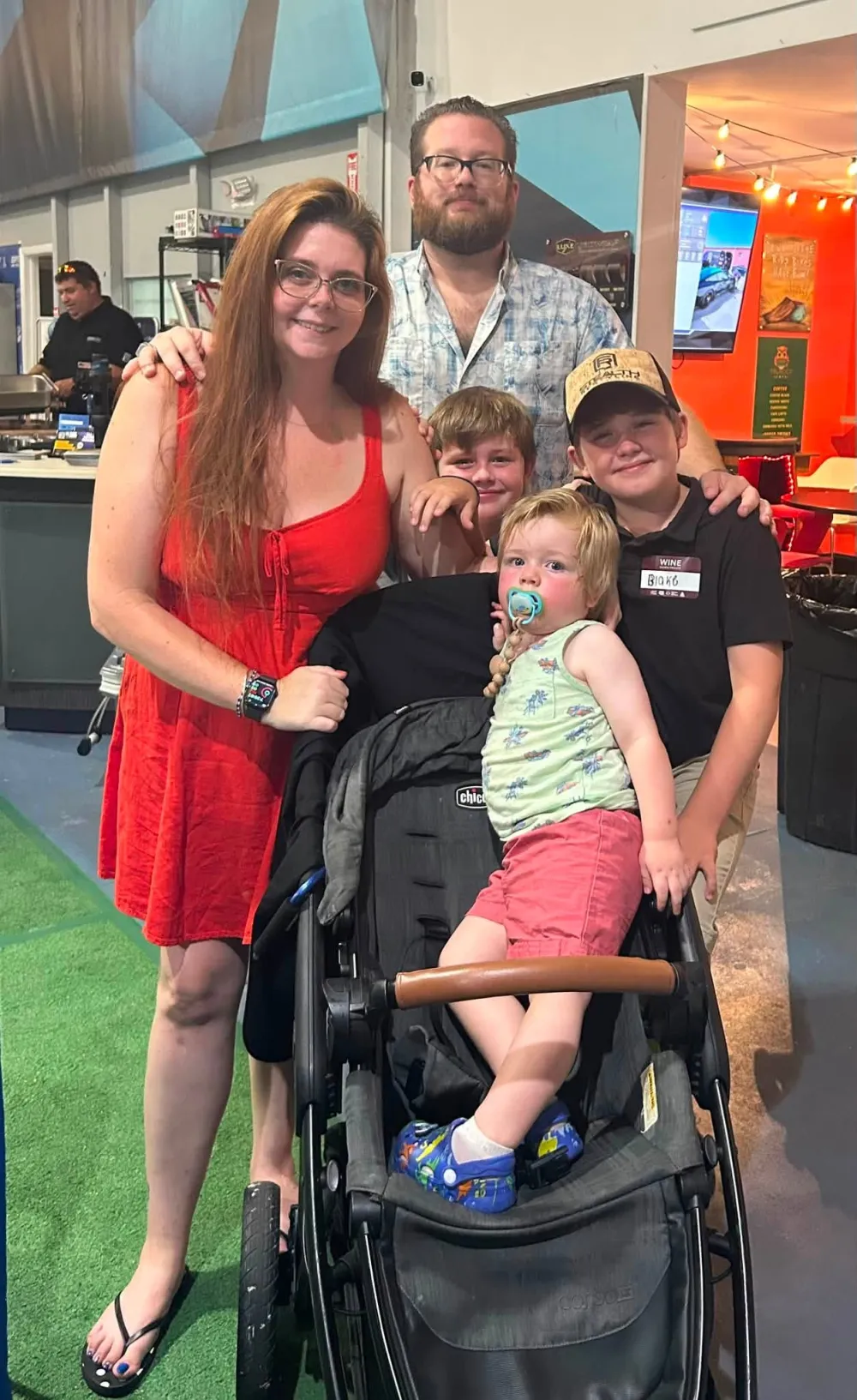 Rudy and Amanda with their three children