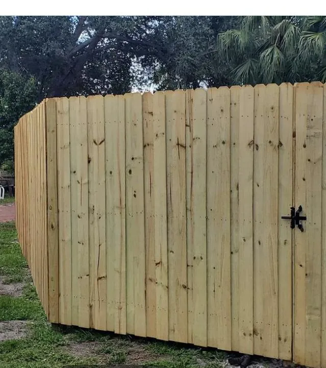 Wood gate built by Dream Home Fence & Gates