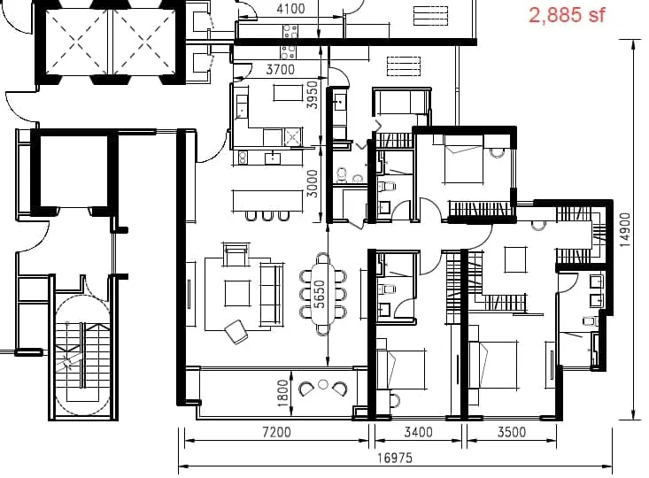 Aetas Taman Desa Type D floor plan, 2,400 sq ft (223 m²)