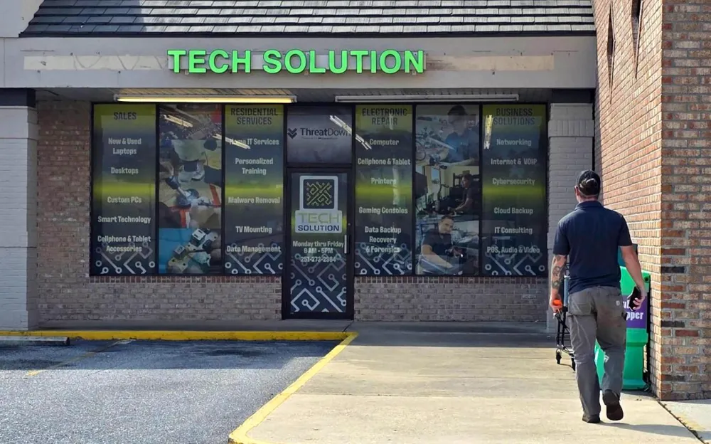 Tech Solution storefront on Gulf Shores Pkwy, Gulf Shores AL