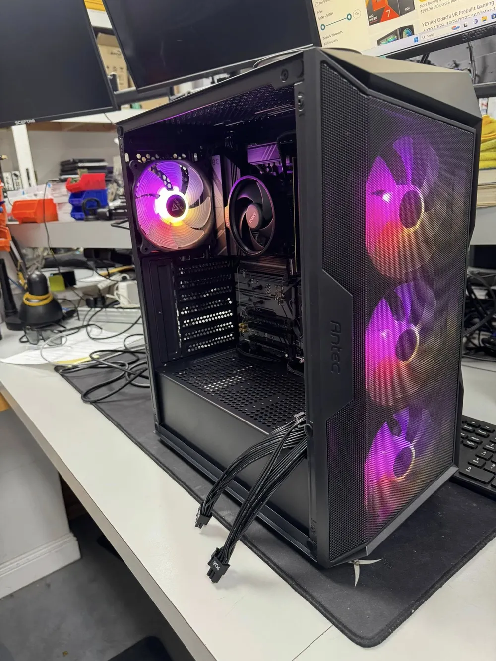 Custom gaming PC built at Tech Solution, Gulf Shores AL