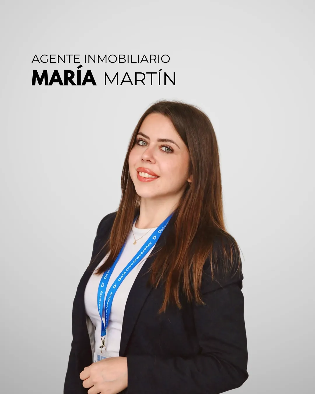 María Martín, agente inmobiliario