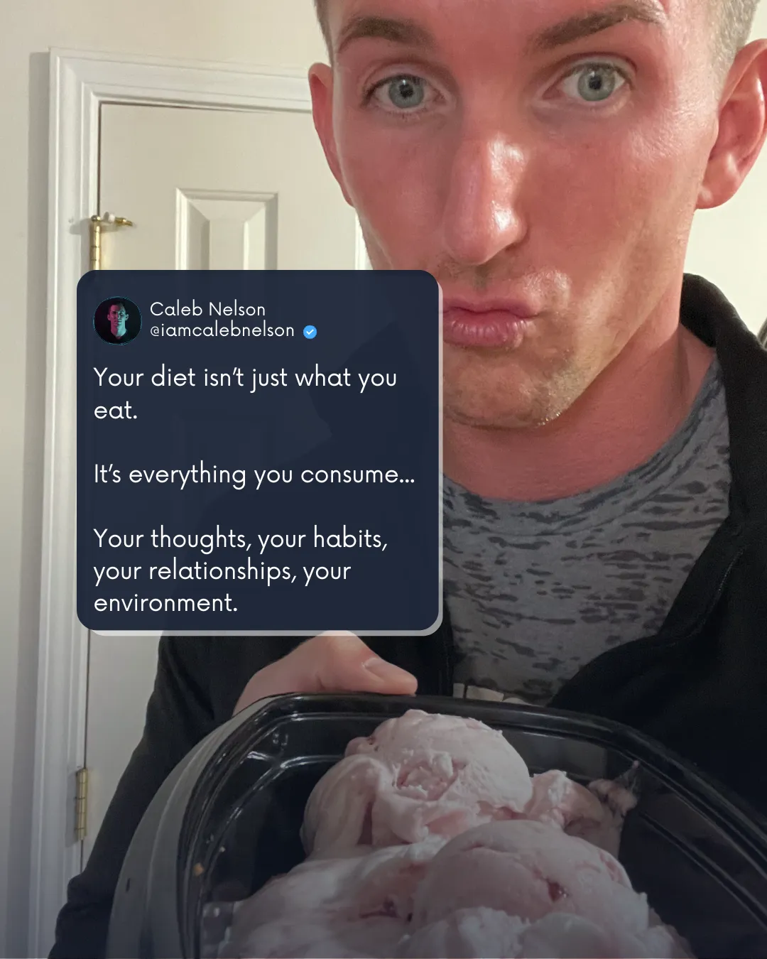 Caleb Nelson’s original artwork: Your diet is your life