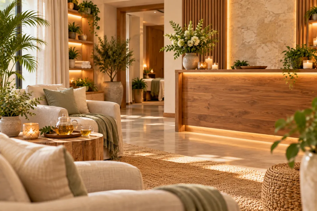 The [Your Spa Name] lounge