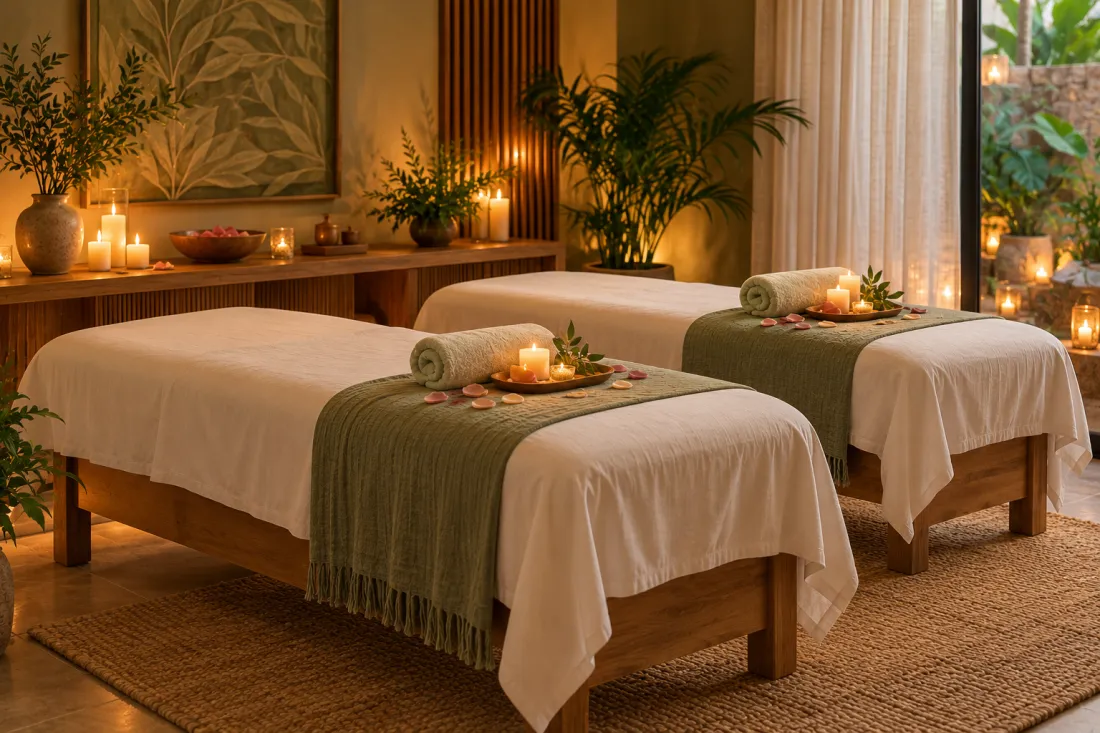 Couples massage room