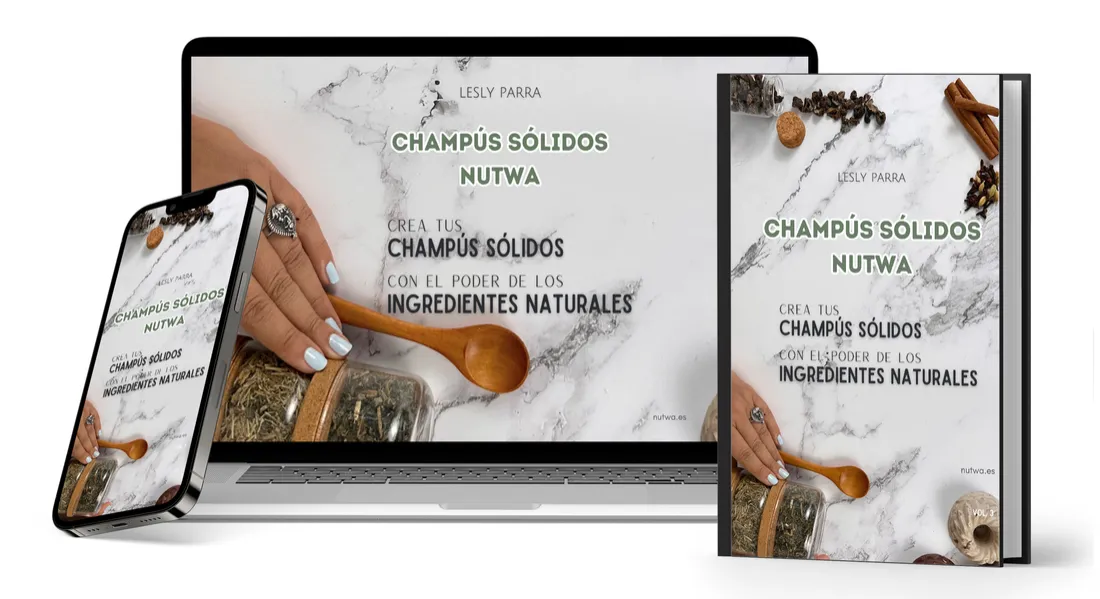 El libro Champús sólidos Nutwa en ordenador, tableta y móvil