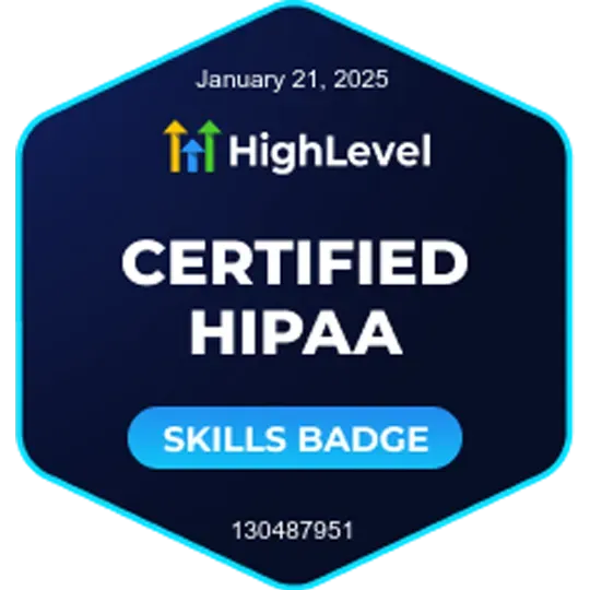 HighLevel Certified HIPAA Skills Badge