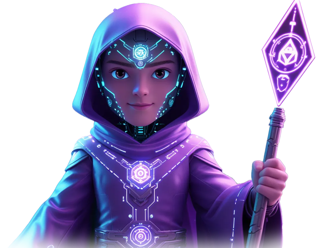 NextGen Wizards AI automation character