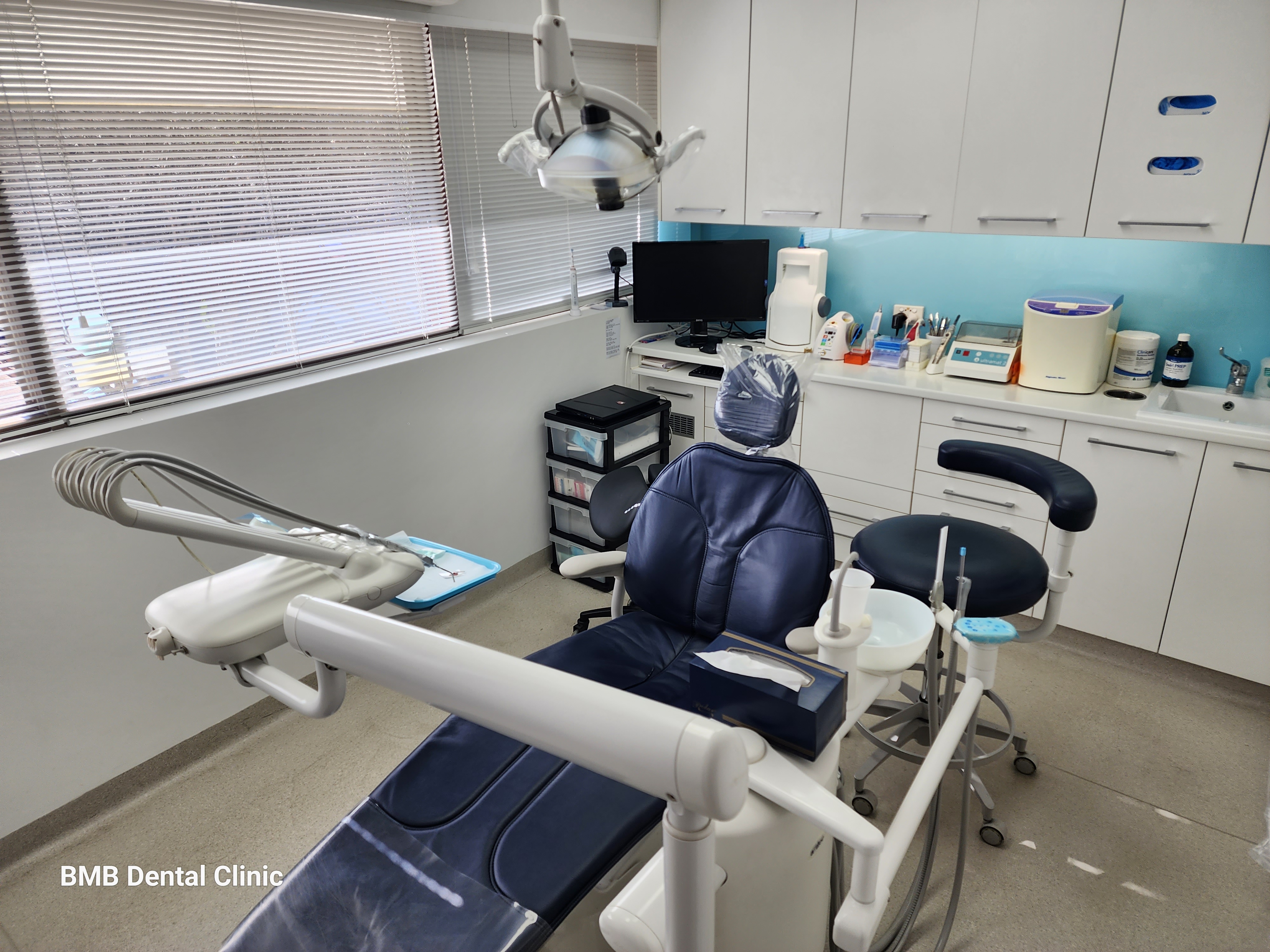 Dental chair and treatment room at BMB Dental Clinic