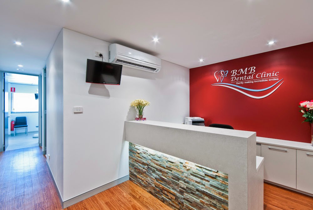 Reception area at BMB Dental Clinic in Mona Vale