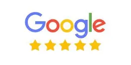 Google review stars badge