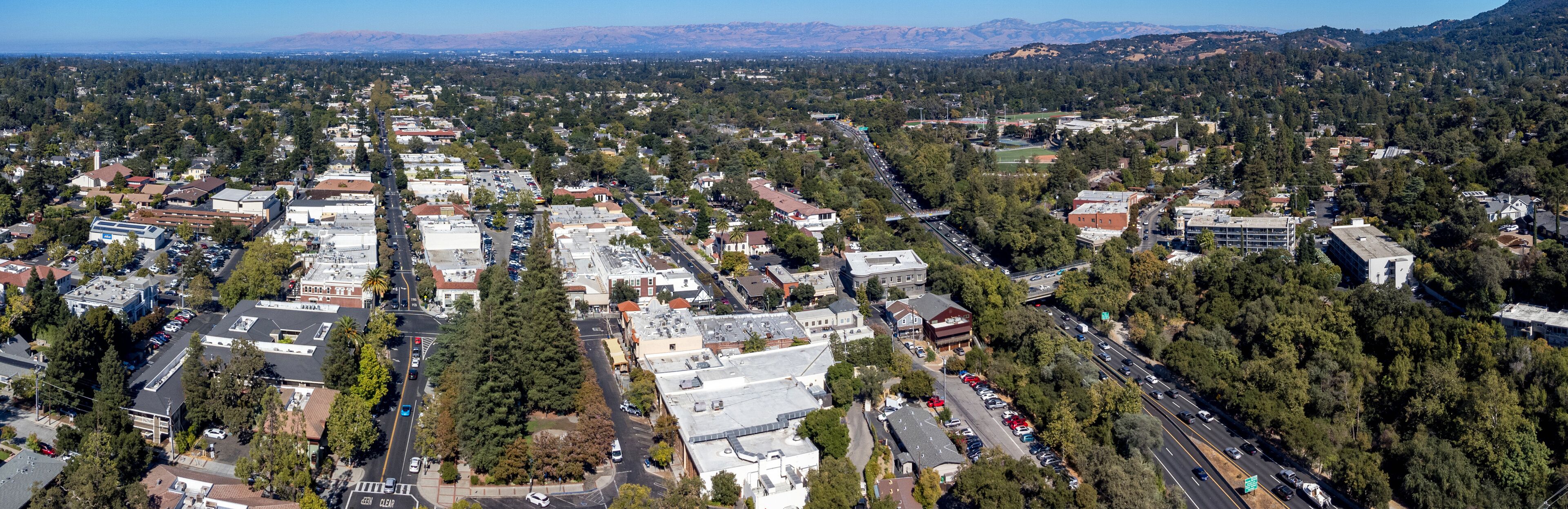 Los Gatos aerial view