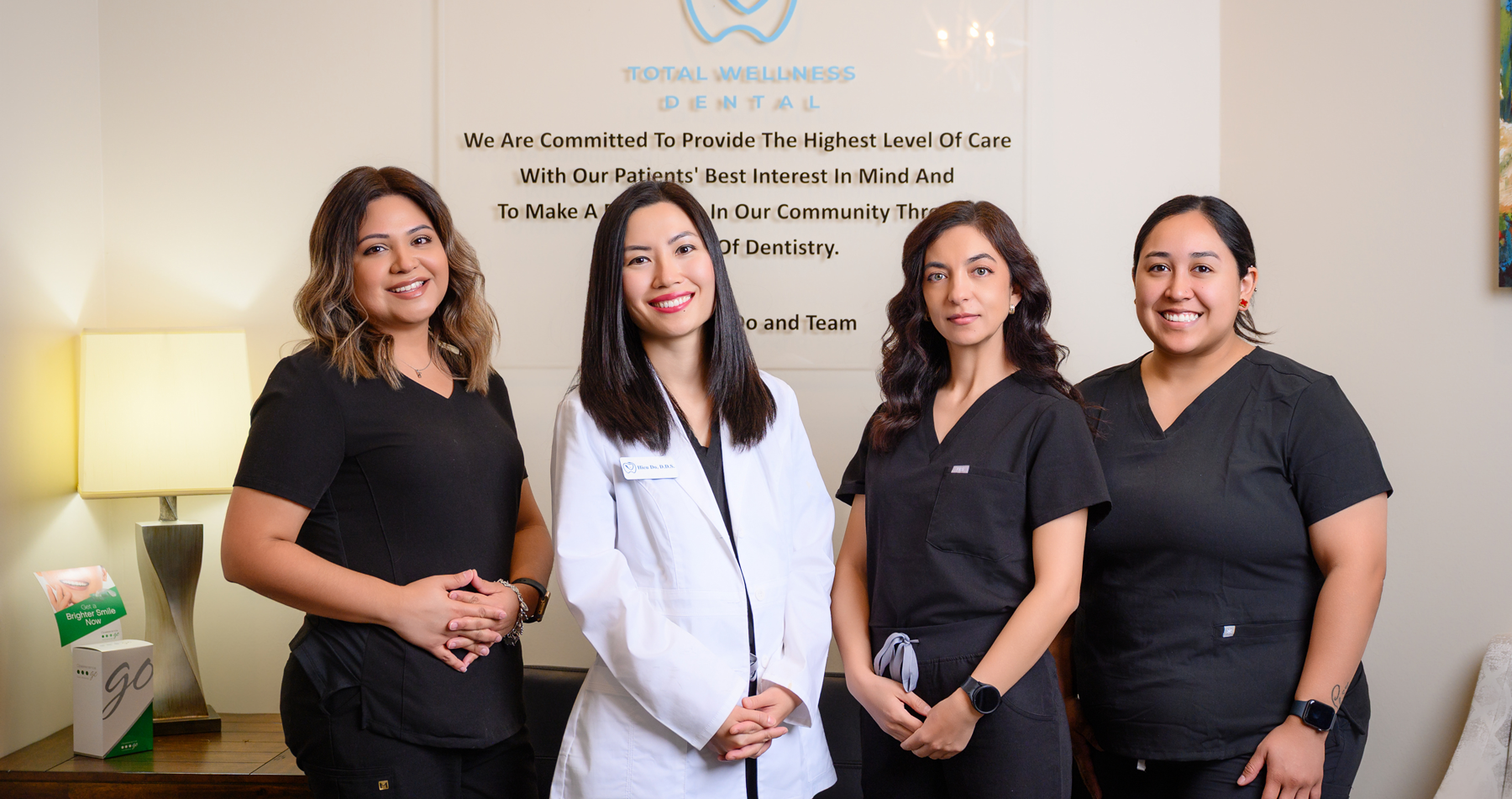 The Total Wellness Dental team in the Houston office