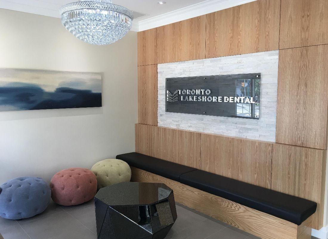 Toronto Lakeshore Dental reception area