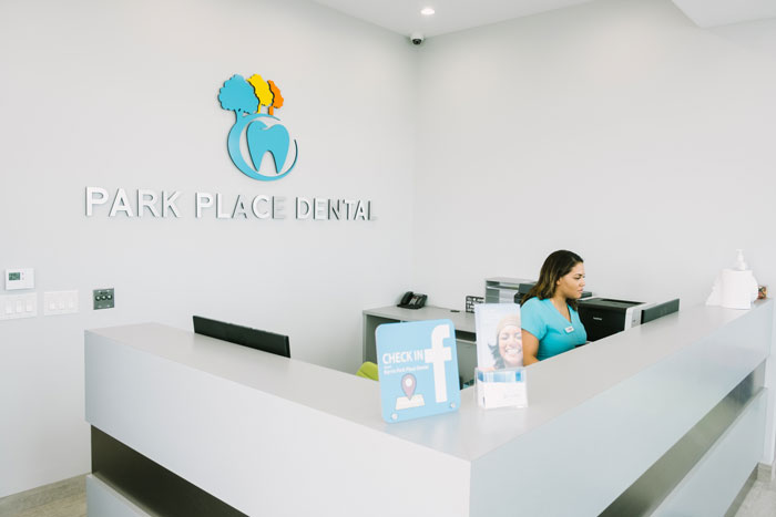 Park Place Dental reception area