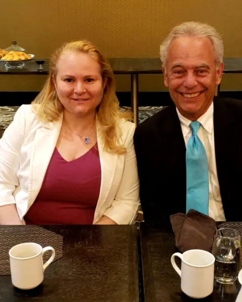 Marina with Hugh Hilton