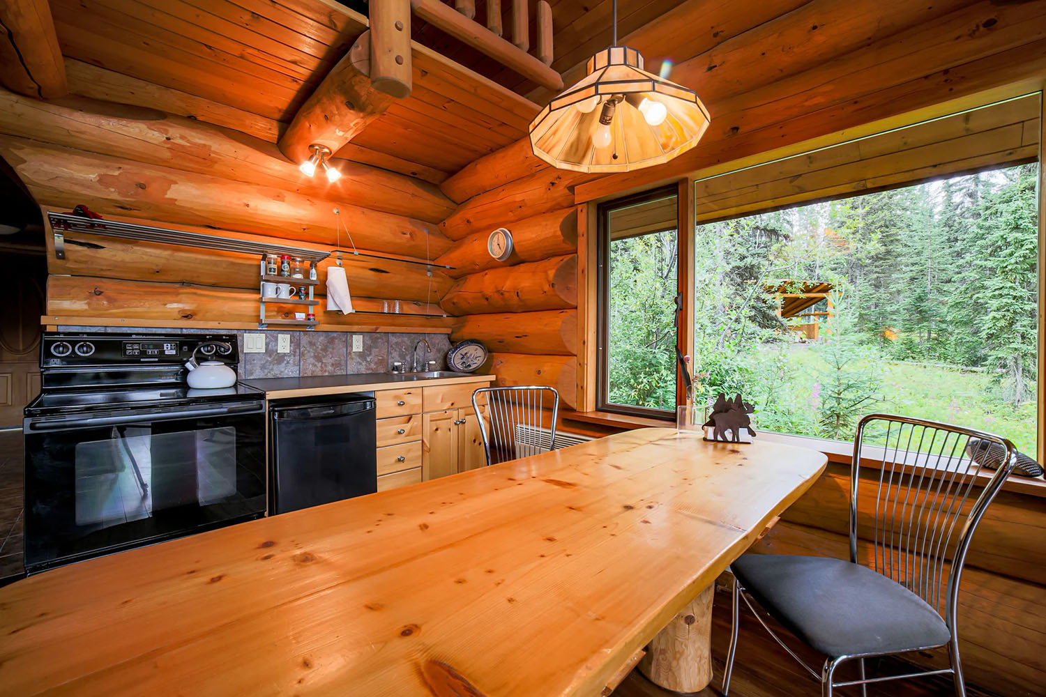 Kitchen in River Cabin