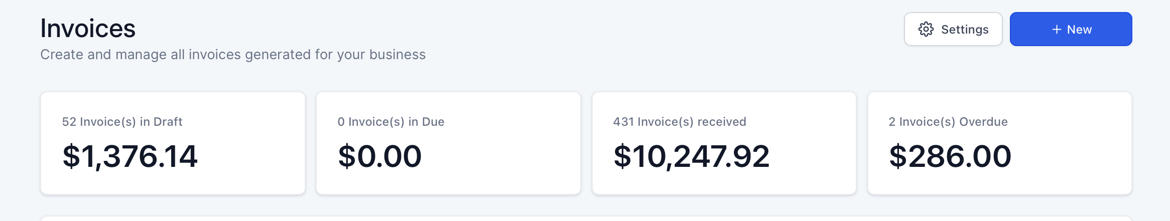 Invoice proof