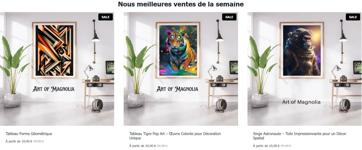 Produits phares Art of Magnolia