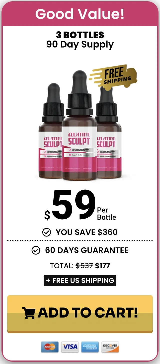 Six bottle Gelatine Sculpt package