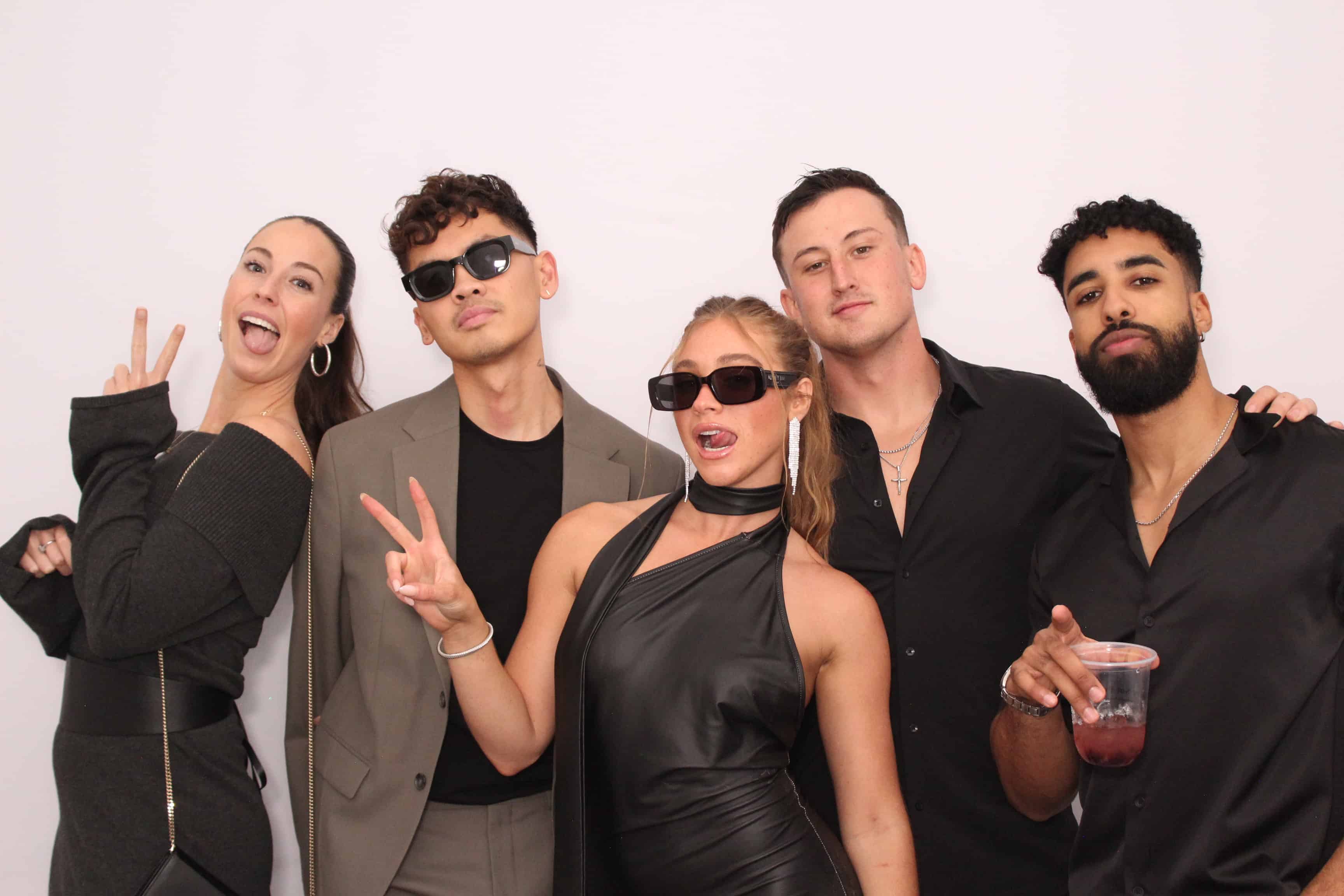 Social party photo booth experience