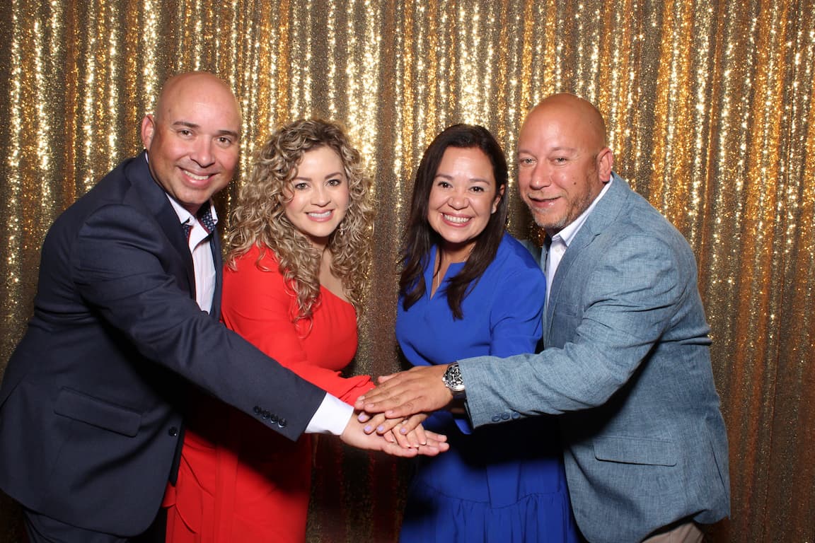 Corporate photo booth experience
