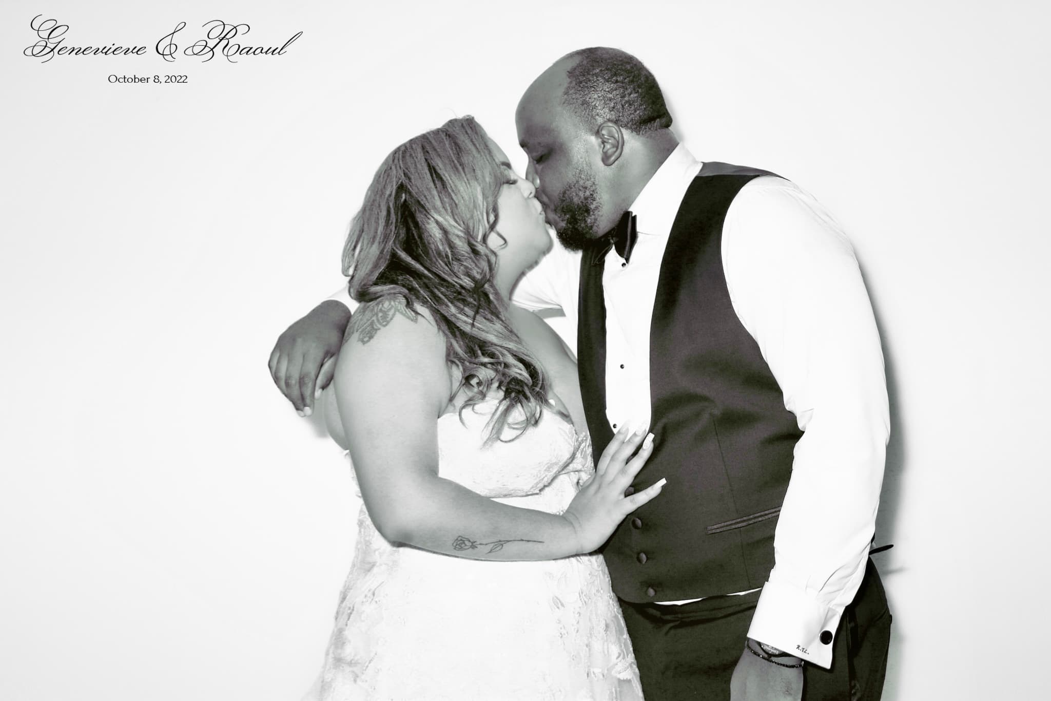Wedding photo booth experience
