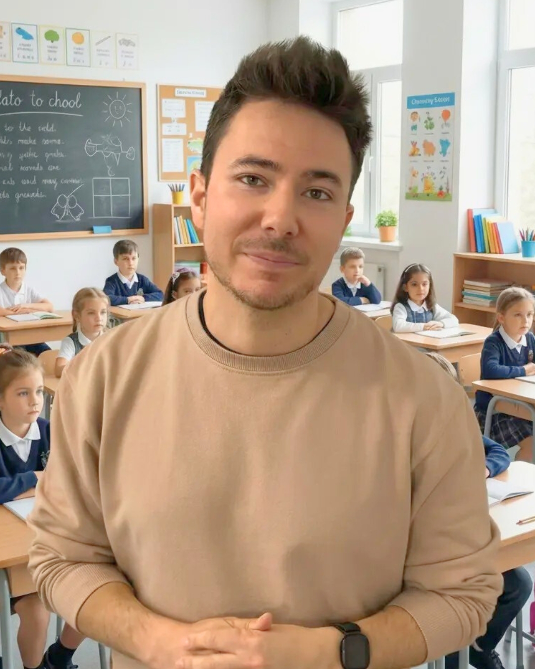 Víctor Pintado, maestro y formador en bienestar docente