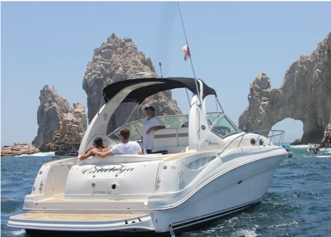 Yacht day at the Arch in Cabo San Lucas