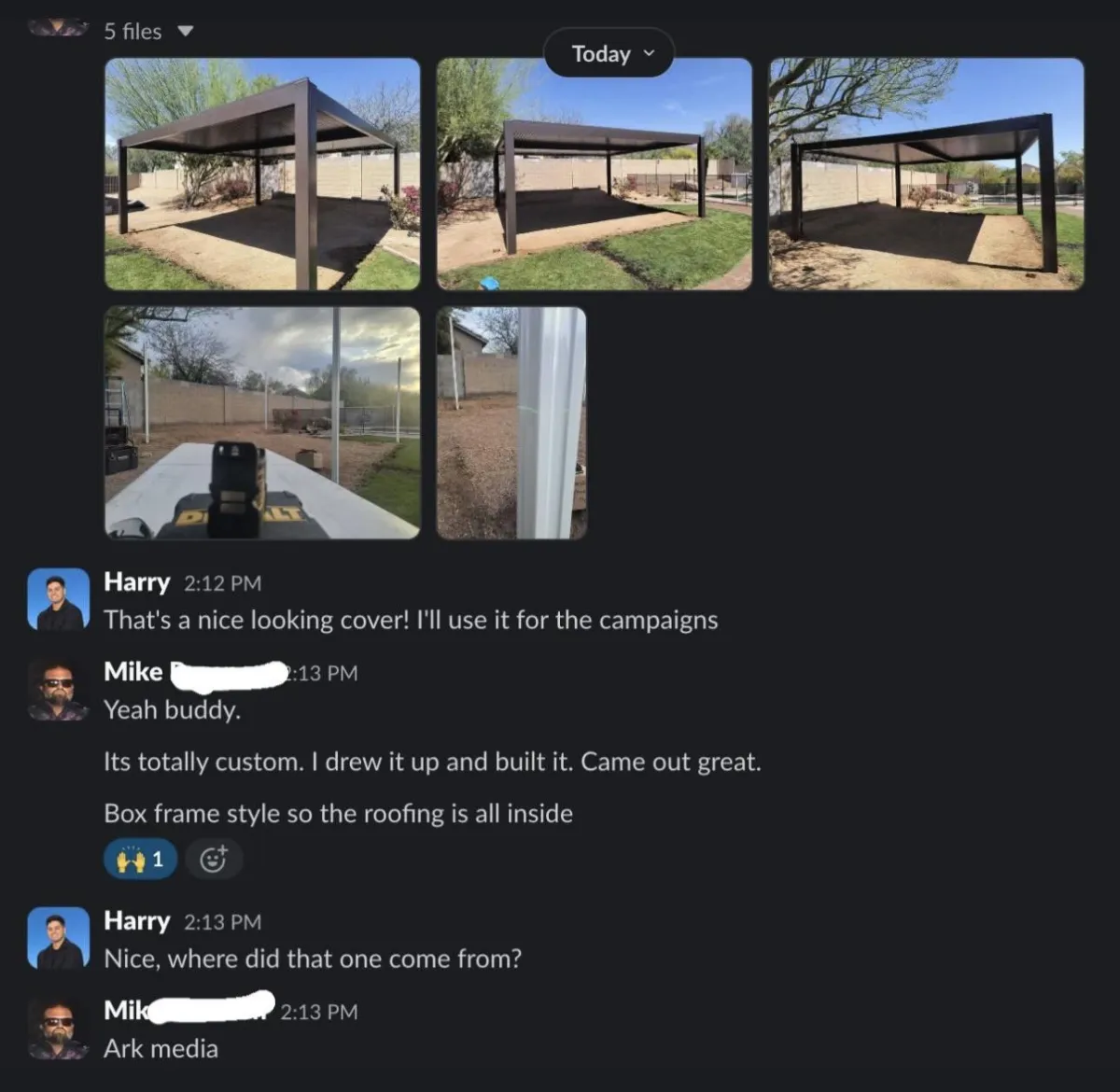 Ark Media testimonial screenshot 1