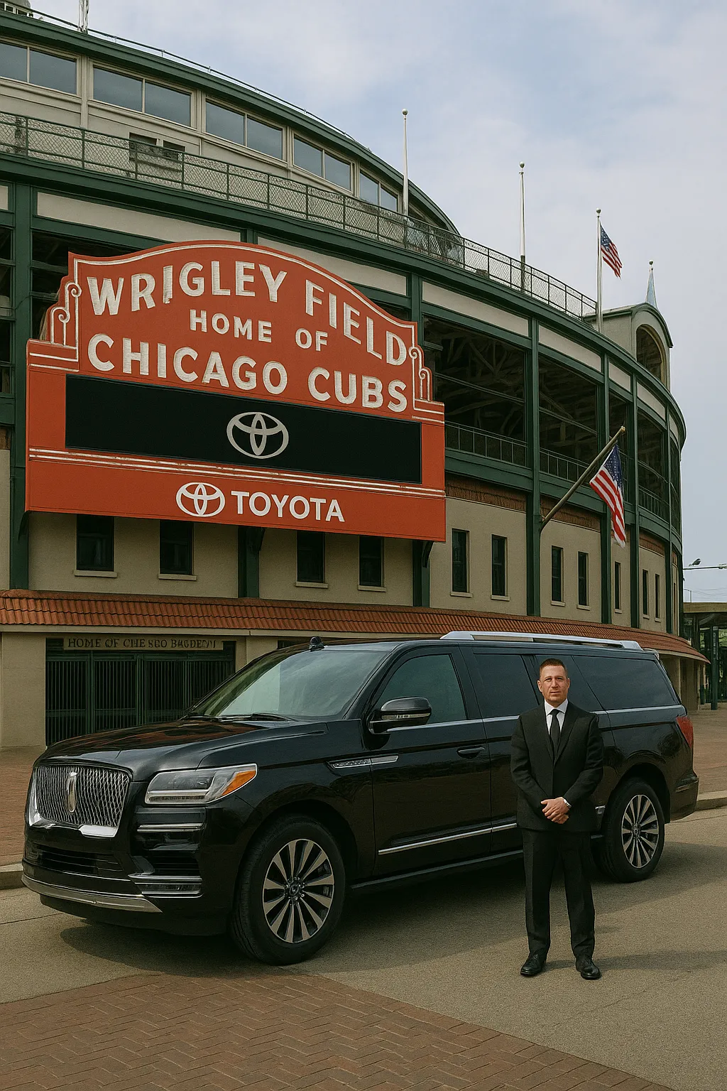 Chicago luxury black SUV transportation from Black Elegant Transportation